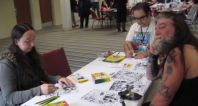 Spike Steffenhagen hosting Rock ‘N’ Roll Comics Coloring Book Party at San Diego Comic Fest