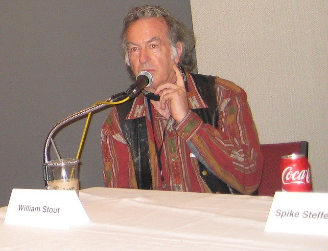 William Stout on Comics and Music Down at the Crossroads panel