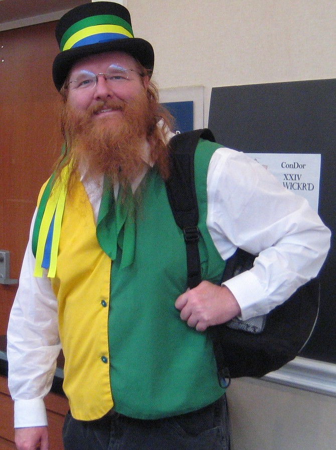 member of Moreton Bay Fig Morris dance team