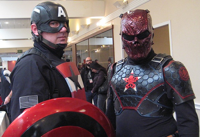 Captain America and Red Skull Captain America