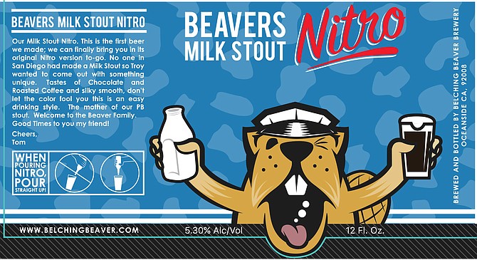 New Belching Beaver labels feature cleaner — and more charming — illustrations of the brand's cartoon mascot.