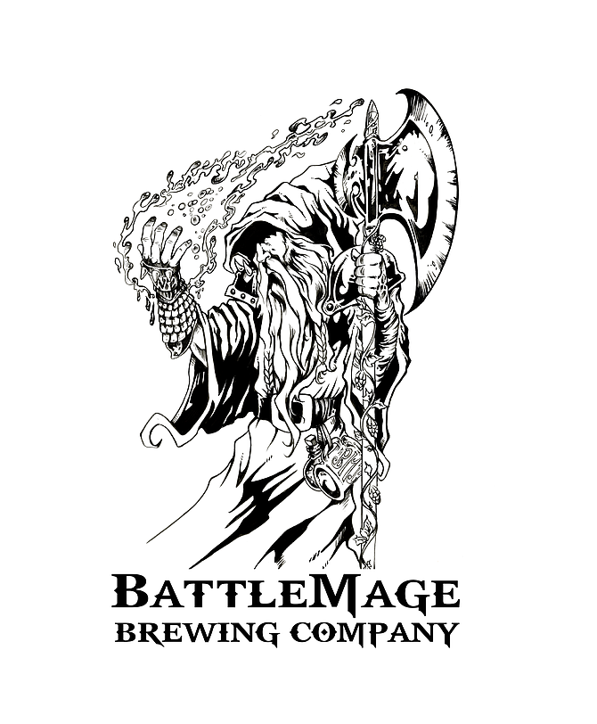 Battlemage's logo artwork by comic book artist David Miller