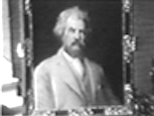 Painting of Twain prized by Clara