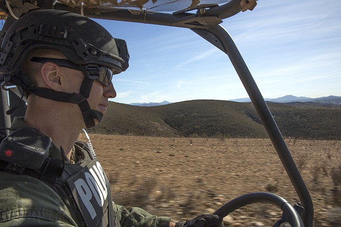 MCAS Miramar, military police patrolling (from 2013 video)