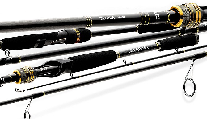 Daiwa bass rods, similar to those stolen from the Chubasco II