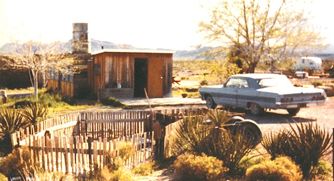 Daugherty residence, Nevada, 1981. Arden can be seen from the last downhill grade into the Las Vegas Strip. Take the Blue Diamond exit, just past a sign that reads: “Don’t Bring Drugs Into Nevada. Life Imprisonment.”