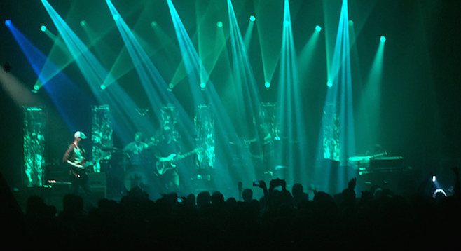 Umphrey's McGee came back after a brief intermission fired up and delivered the stronger fist of their one-two punch.