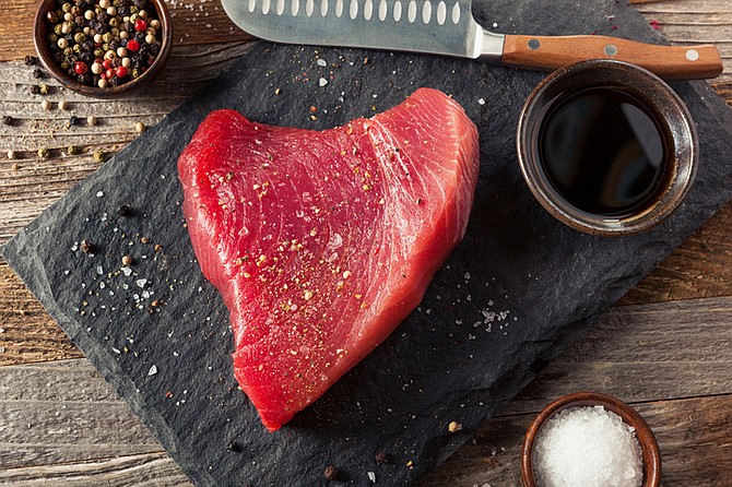 Sashimi-grade tuna is yours for the catching; no passport required