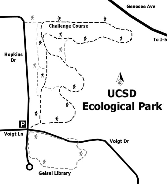 UCSD Ecological Park trail map