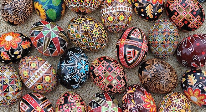 Maybe your artsy side wants to learn pysanky, traditional Ukrainian Easter egg decoration?