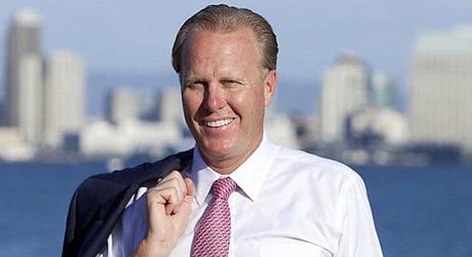Mayor Faulconer. The report: "A split transaction involves breaking up a high-dollar purchase into smaller transactions in order to circumvent the internal controls."