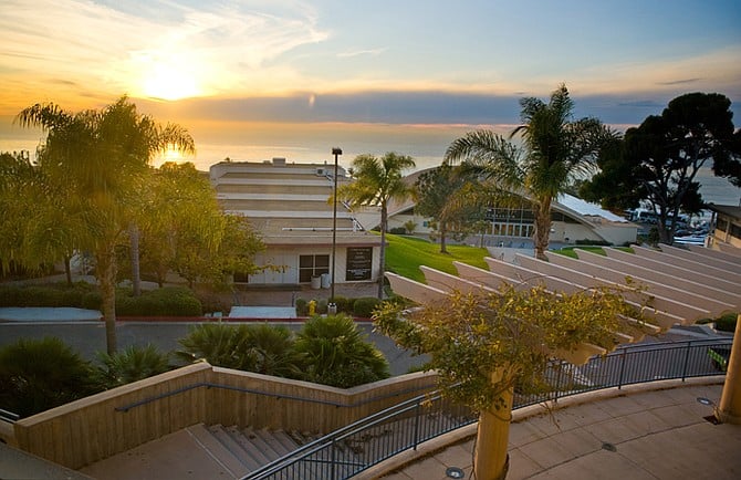 View from the music building of Point Loma Nazarene. 