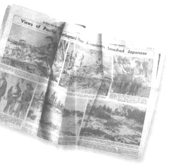 Account of Tarawa in Brume's hometown newspaper.