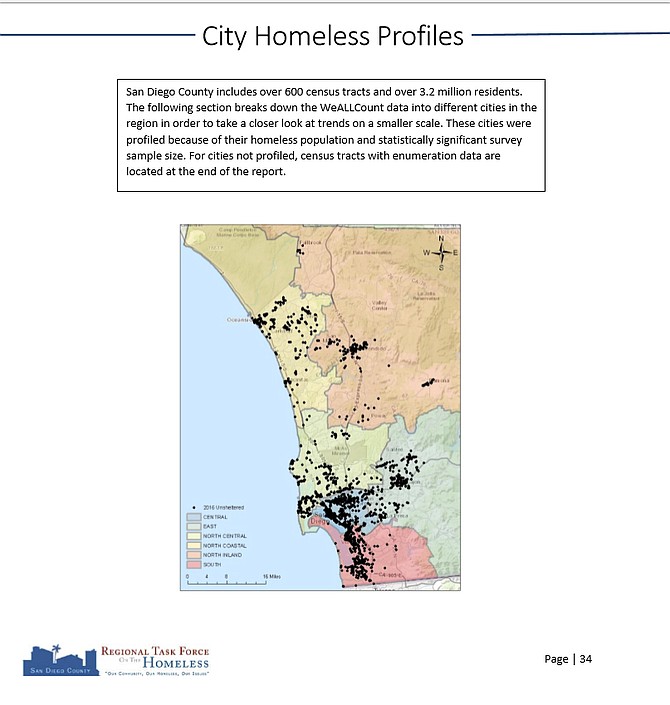 2016 map of homeless concentration.