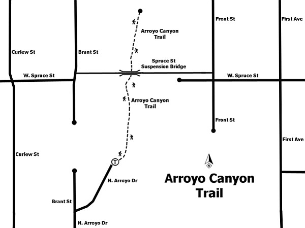 Arroyo Canyon map
