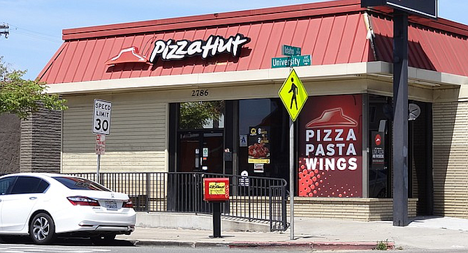 Pizza Hut in North Park currently has two stars on Yelp.