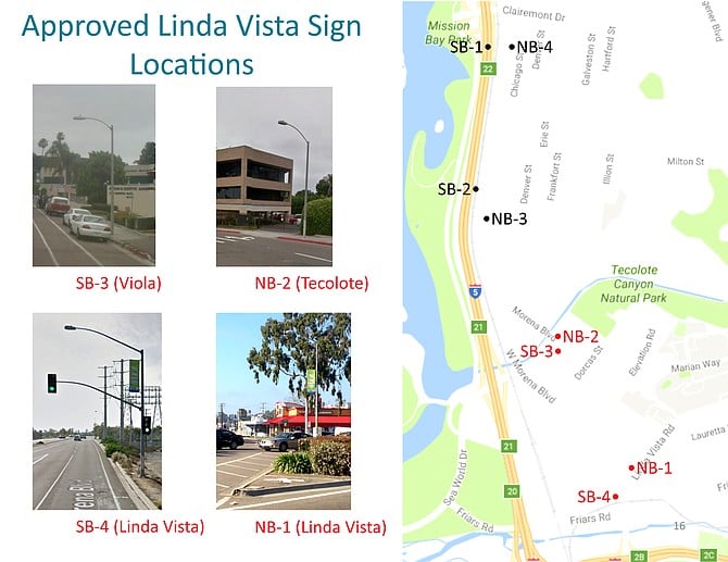 Historic 101 signs will go here in Linda Vista.