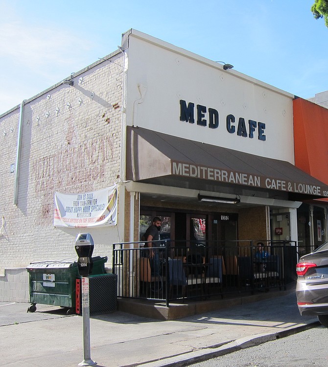 The only two complaints the air pollution control district has had were lodged toward Med Café downtown. On March 16 at 3:55 p.m., I witnessed this man dump a hookah into the adjacent parking lot. 