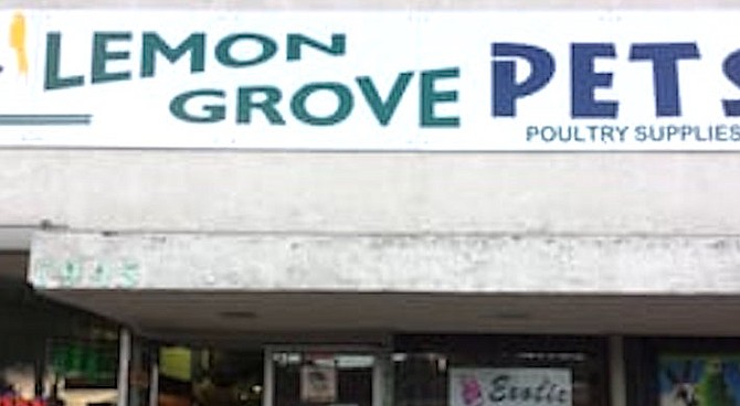 Lemon Grove Pets (from Yelp). “Some minor issues were noted, which the owner dealt with immediately." 