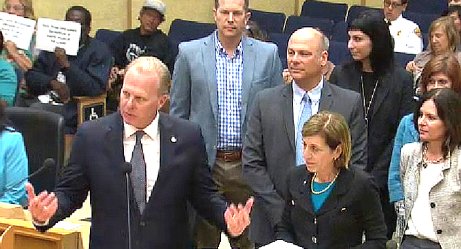 Faulconer and Bry. Councilmember Bry said last year was a record breaking year for visits to San Diego.