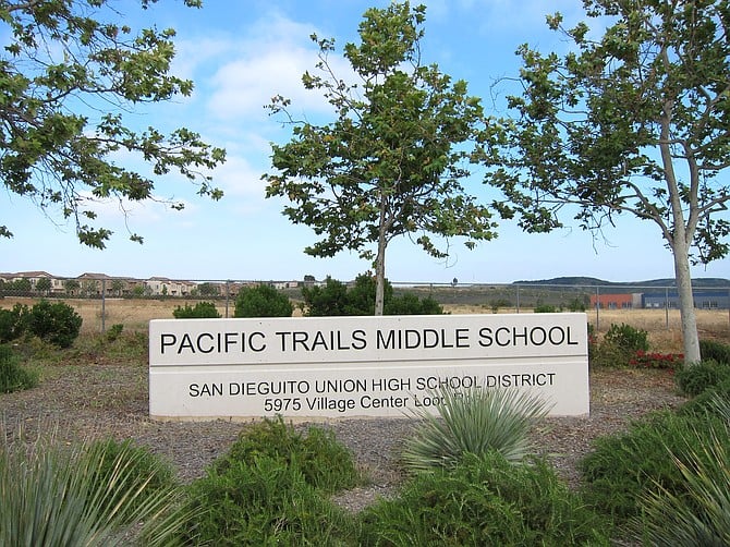 The future library will be across the street from the middle school that opened in 2015. 