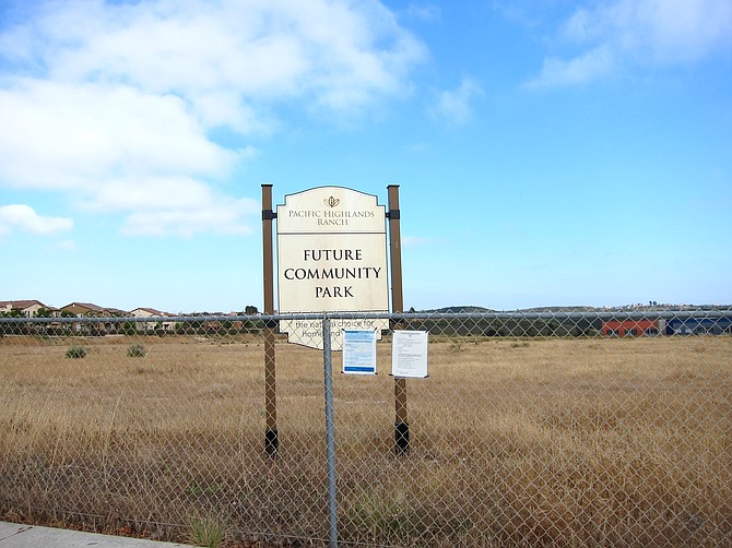 There will be a lot of open space in the Pacific Highlands Ranch development. 