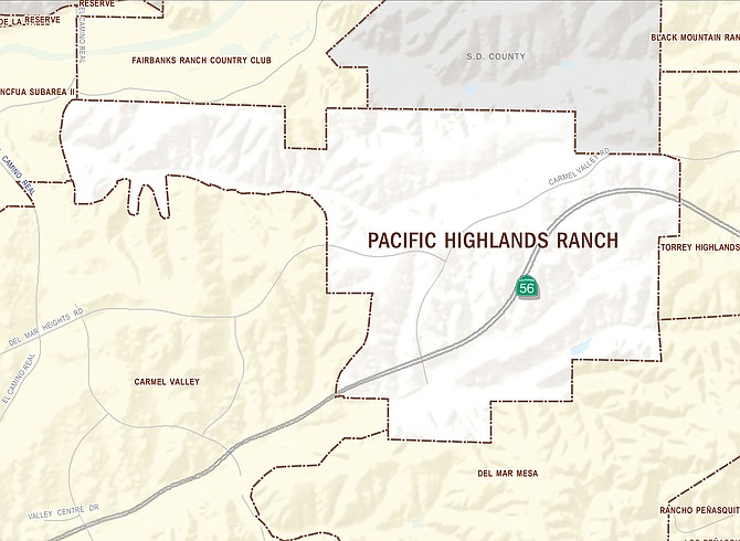 Pacific Highlands Ranch is one of the newest communities in San Diego. It's still in the works, but has nearly 5,000 residents. About half of it's 2,650 acres will be preserved as open space. 