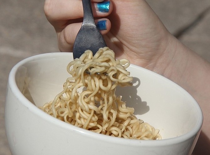 "I’ve had a total of twelve meals and eight of those meals have been pasta."