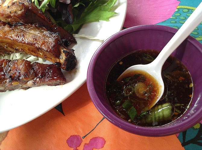 Chamorro-style finadene sauce: heat, but mostly flavor