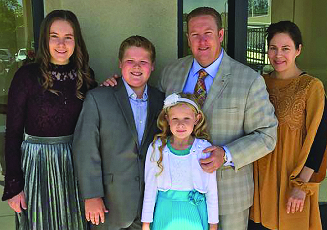 Marc Stevenson and family. "Those who have not given themselves to God will be lost."