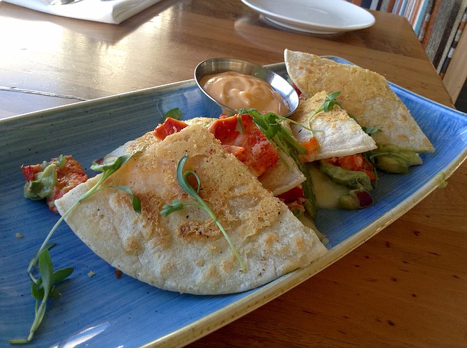 Lobster quesadilla: $7, but, bite for bite, cheap at twice the price.