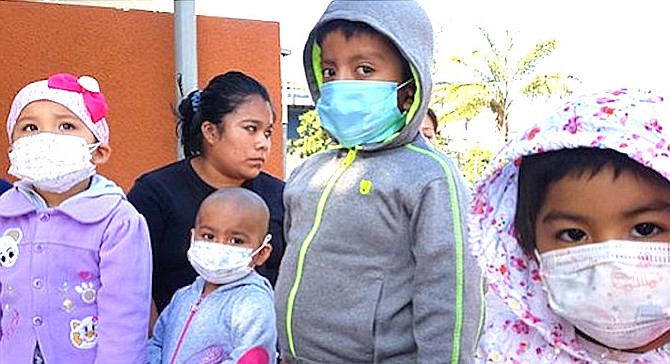 Some of the patients. Parents of the affected children have decided to take to the streets of Tijuana’s upscale Zona Río over the weekend. - Image by El Sol de Tijuana