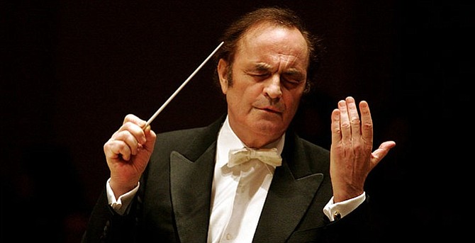 Conductor Charles Dutoit.