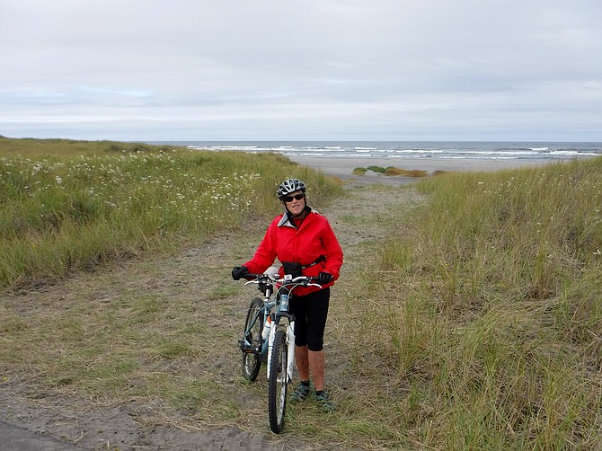 Cycling at Cape Disappointment
