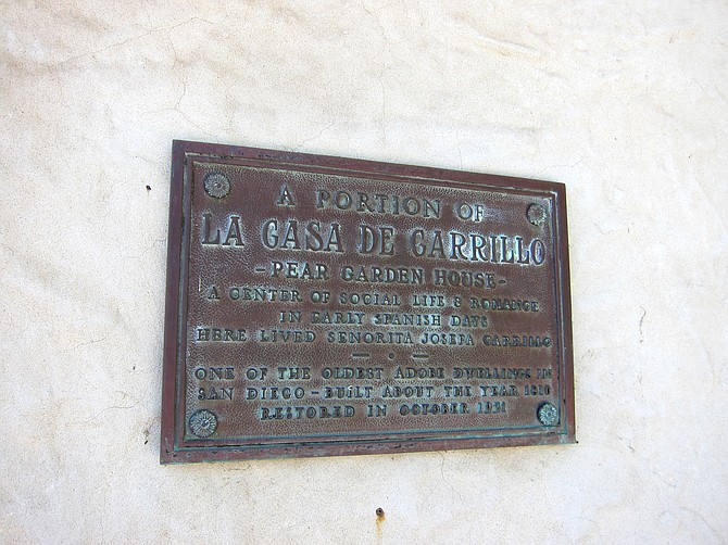 The Casa de Carrillo was built circa 1810.