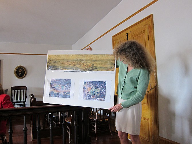Nancy Wilkins-Diehr gave a talk May 10 at the Old Town planning group meeting. 