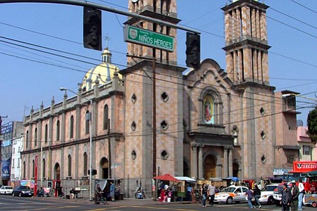 Tijuana's current Nuestra Señora de Guadalupe, located downtown