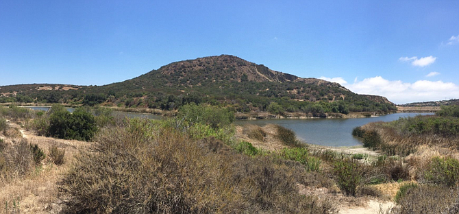 Lake Calavera. Residents who use the reserve's trails to walk a dog or go for a jog may be shut out or issued a citation.