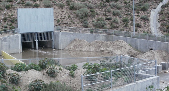 Smuggler’s and Goat Canyon’s culverts have steel grates which must be raised so they don’t jam up.