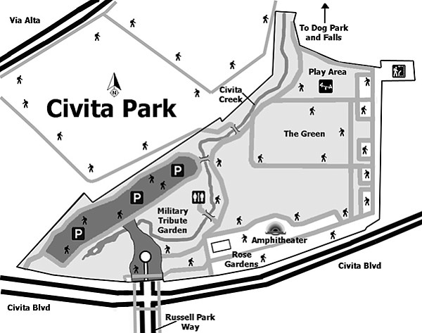 Civita Park map