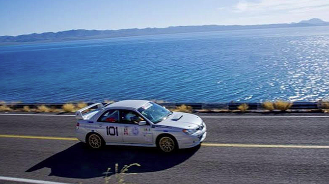Bailey launched his Subaru Impreza from Ensenada. “It’ll do about 160 mph right now.” 