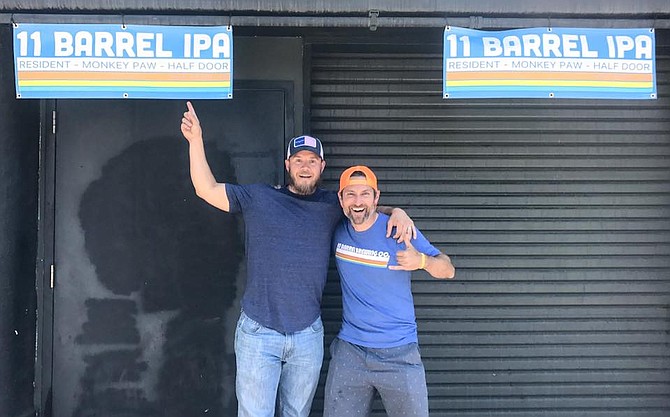 10 Barrel cofounder Garrett Wales points out 11 Barrel IPA's mimicry of his company's brand.