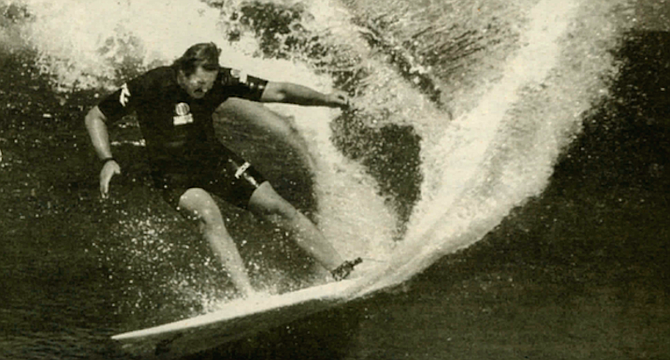Rusty Preisendorfer in Australia, 1984. By 1984, 10 of the top 16 surfers in the world were riding his surfboards.