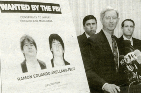 "The government began distributing 'wanted' posters in Spanish and English" September 24, 1997