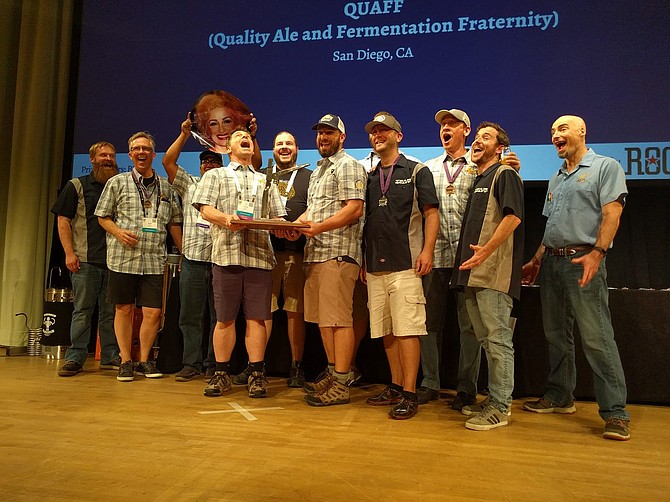 San Diego's Quality Ale and Fermentation Fraternity (QUAFF) wins its second straight national hombrew club award.