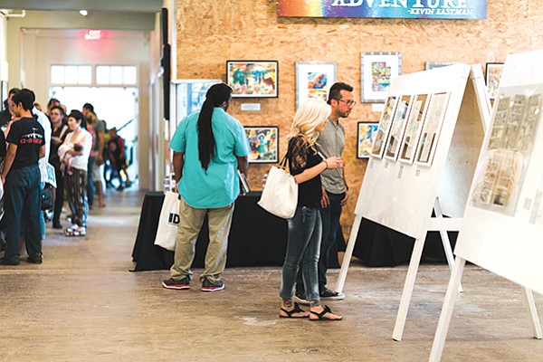 The Friday Night Liberty multimedia art show happens every first Friday from 5–8 p.m. at Liberty Station.