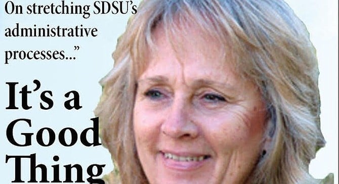 Acting SDSU president Sally Roush is known as a rough-and-tumble campus infighter and hardnosed negotiator.