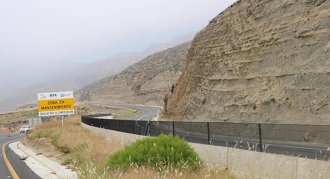 An earthquake destroyed the road [in 2013] and closed it for a year.