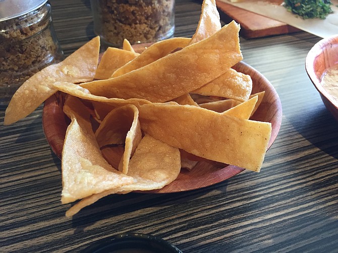 Fresh tortilla chips to add a bit of crunch to each bite
