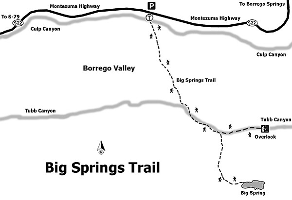 Big Spring trail map